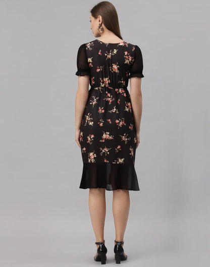 Black A-line Dress | Sudathi