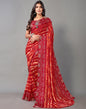 Red Georgette Saree | Sudathi