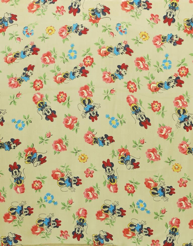 Khakhi Brown And Multicolored Georgette Saree | Leemboodi