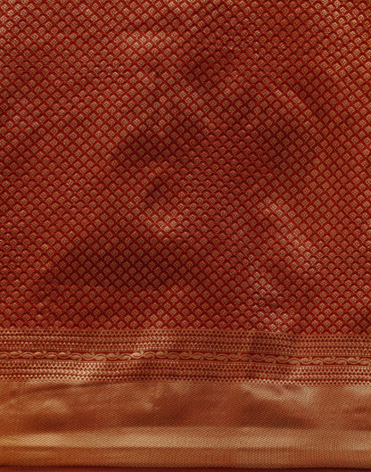 Brown Banarasi Silk Saree | Sudathi