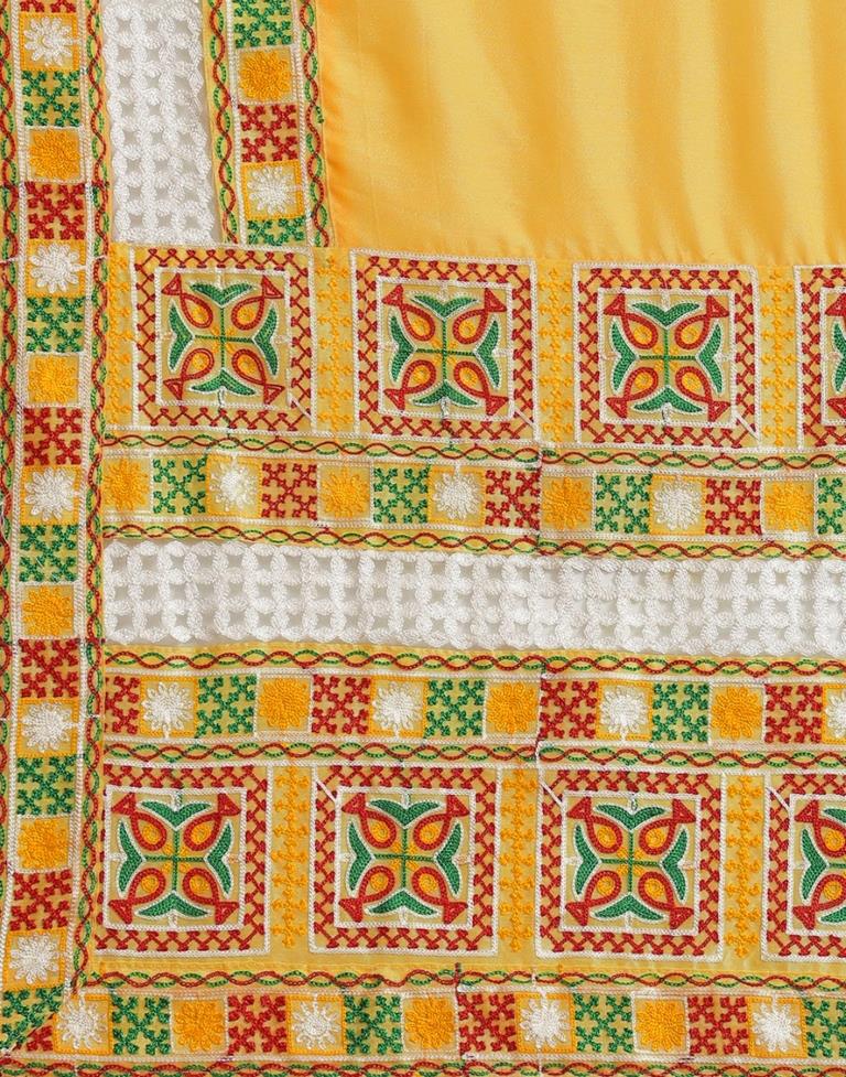 Turmeric Yellow Silk Saree | Sudathi