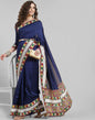 Navy Blue Silk Saree | Leemboodi