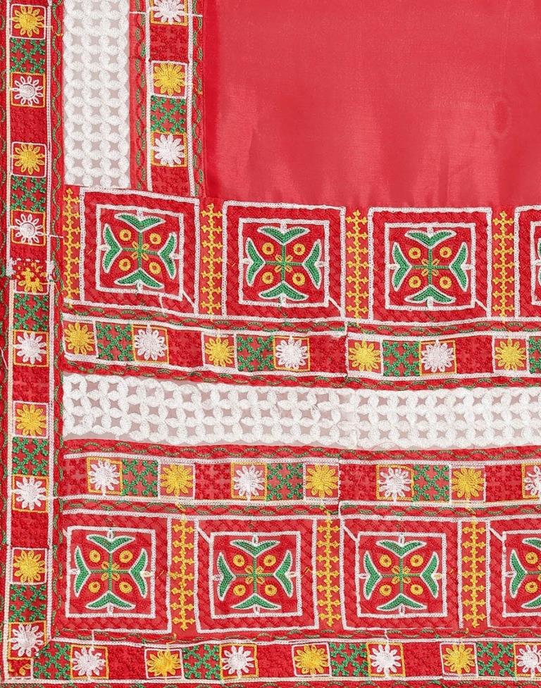 Red Silk Saree | Leemboodi