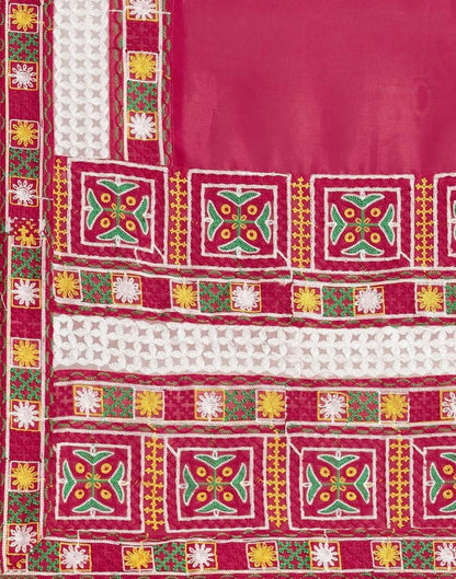 Dark Pink Silk Saree | Leemboodi