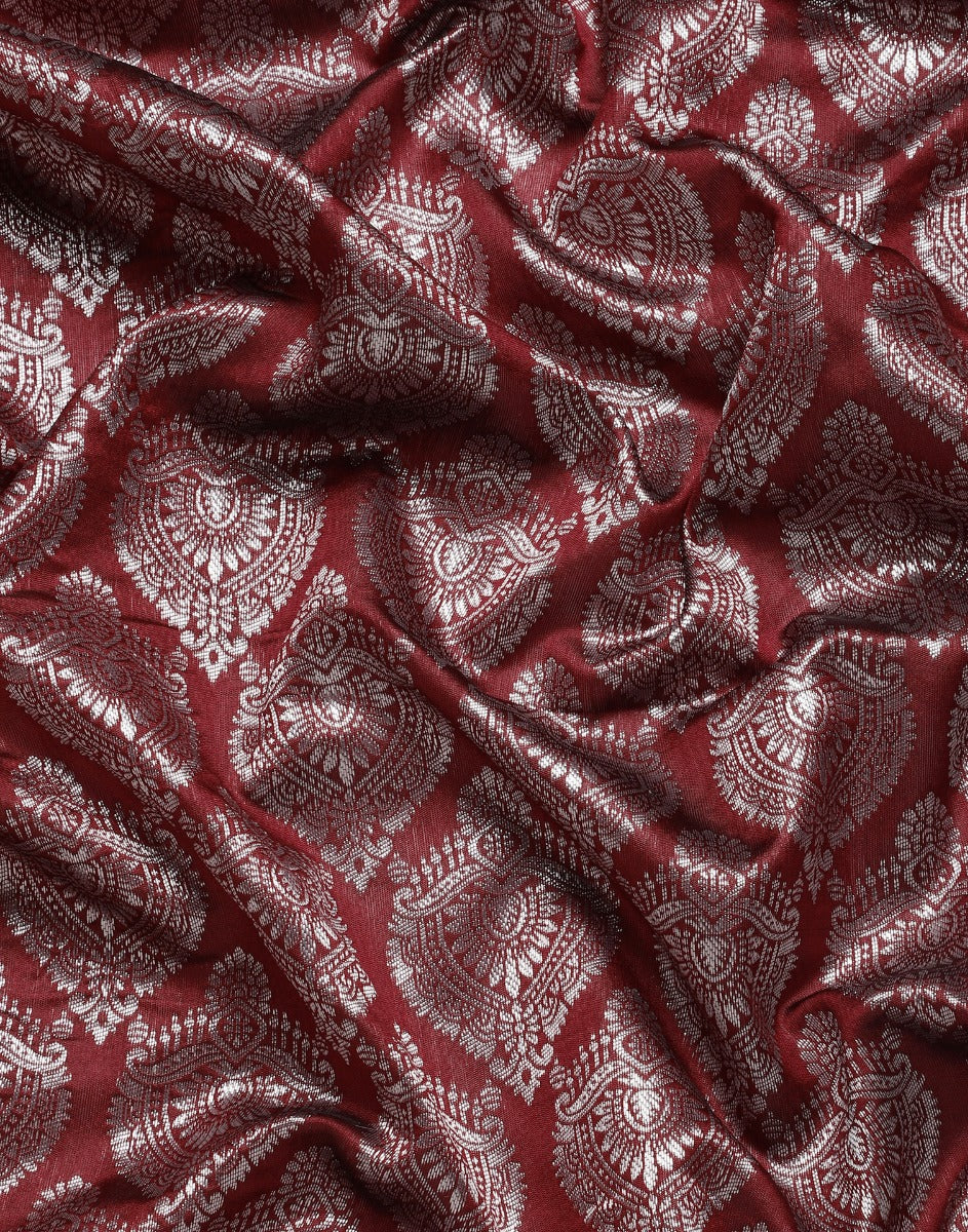 Brown Banarasi Silk Saree | Sudathi