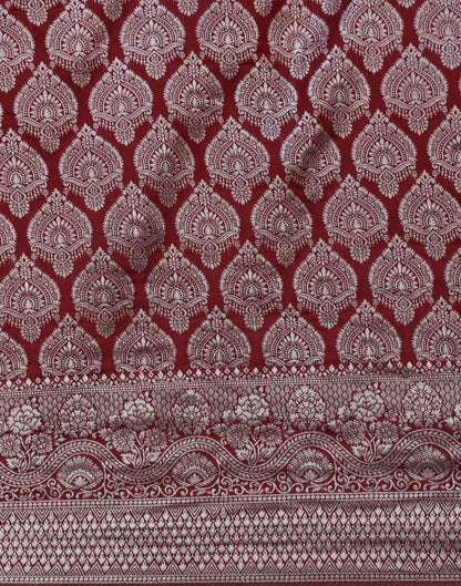 Brown Banarasi Silk Saree | Sudathi