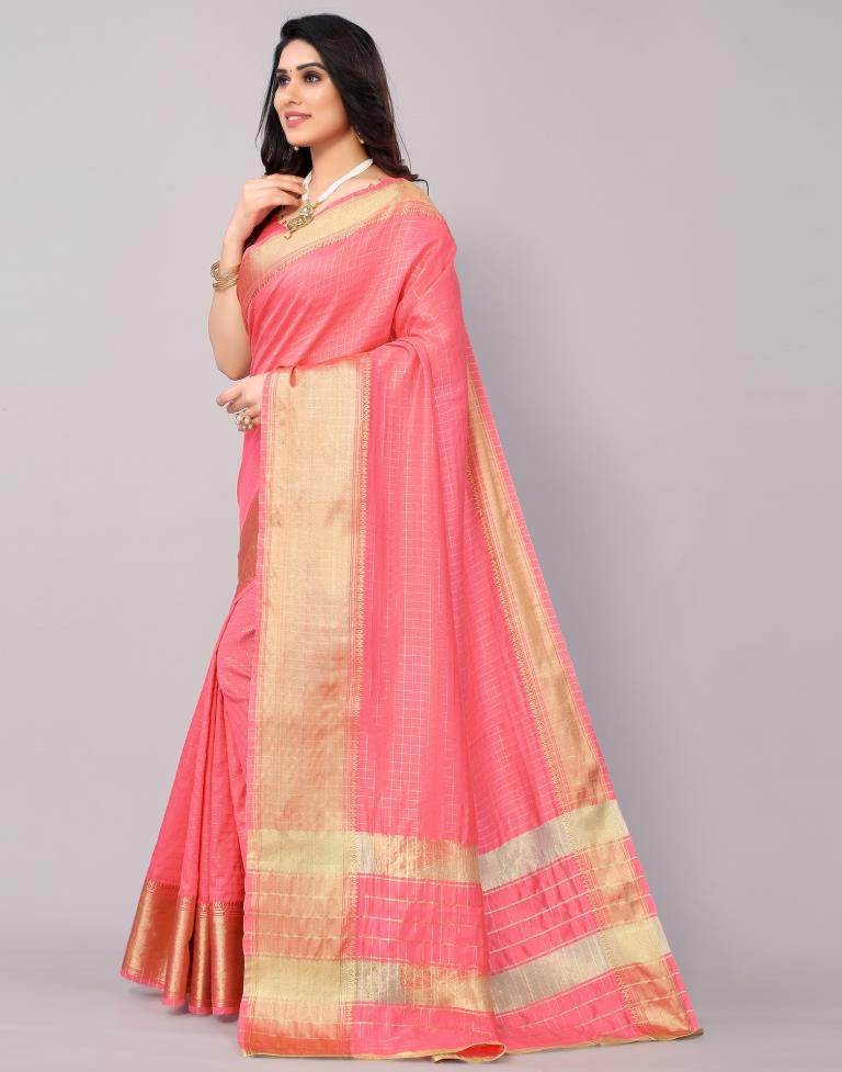 Pink Silk Saree | Sudathi
