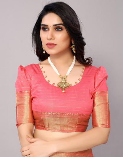 Pink Silk Saree | Sudathi