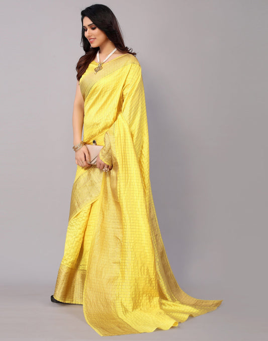 Yellow Silk Saree | Sudathi