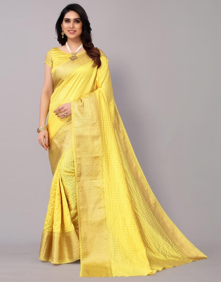 Yellow Silk Saree | Sudathi