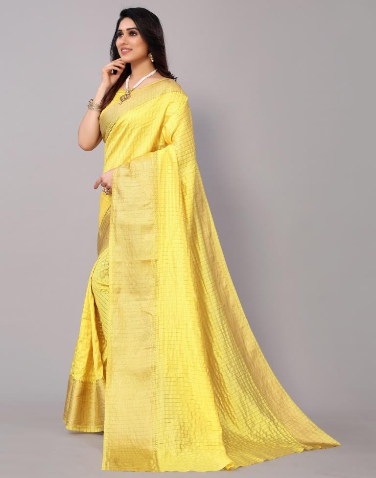 Yellow Silk Saree | Sudathi