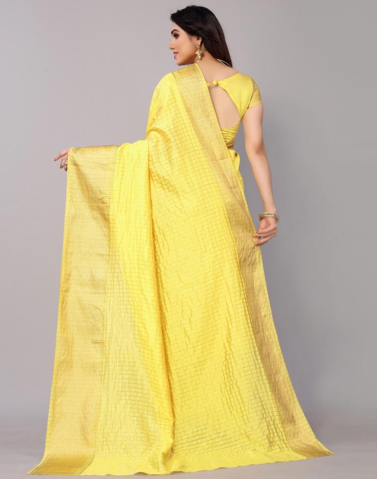 Yellow Silk Saree | Sudathi