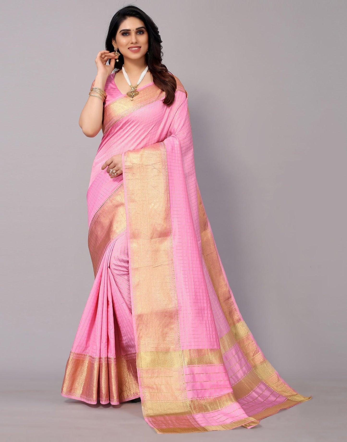 Light Pink Silk Saree | Sudathi