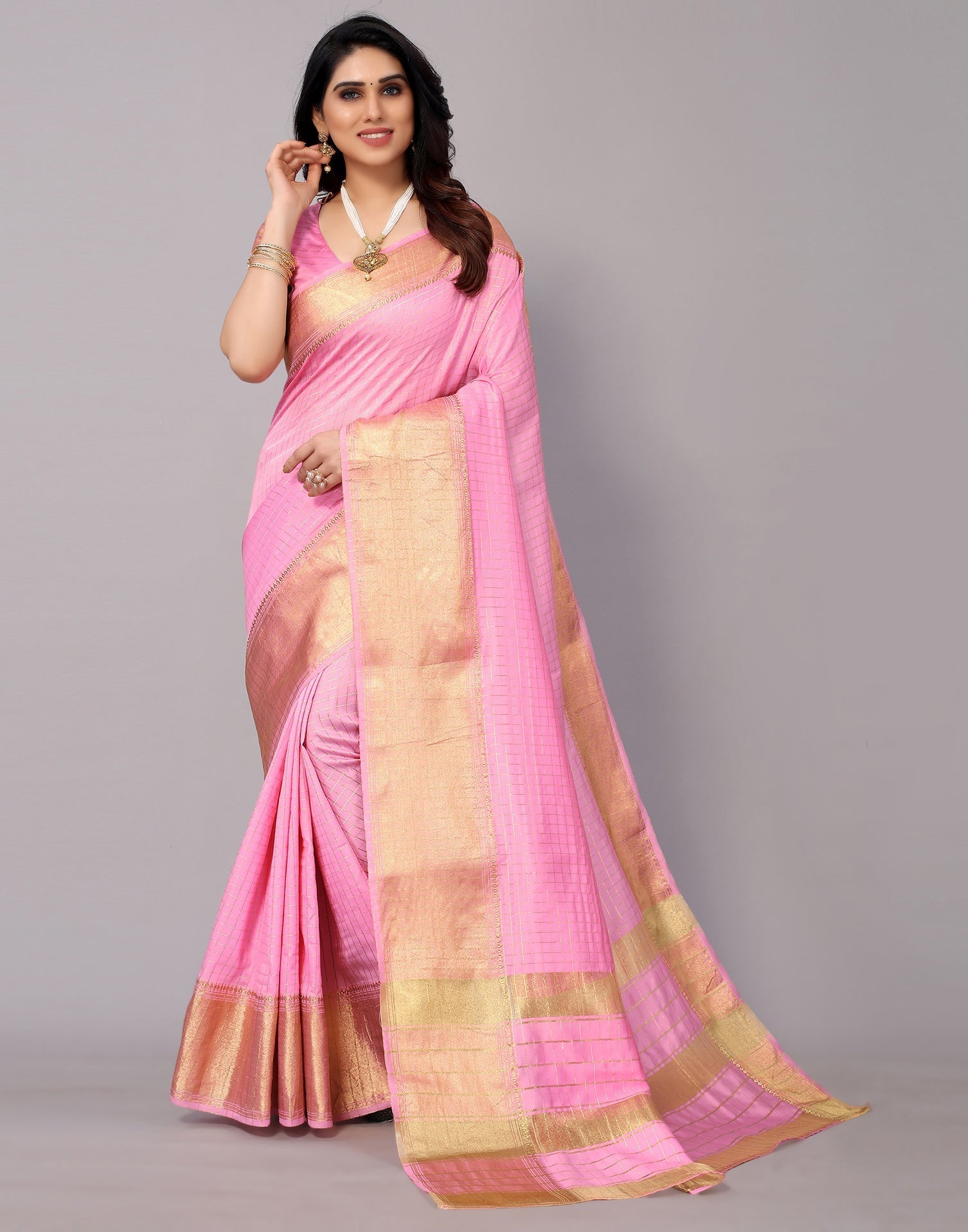 Light Pink Silk Saree | Sudathi