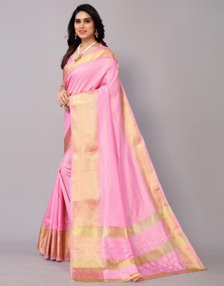 Light Pink Silk Saree | Sudathi