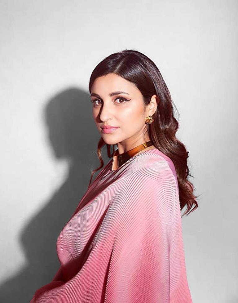 Pink Pleated Saree | Sudathi