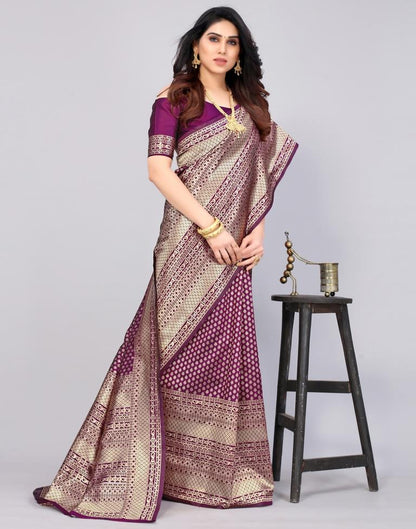 Wine Silk Saree | Sudathi