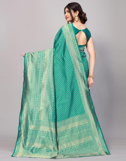 Green Kanjivaram Silk Saree | Leemboodi