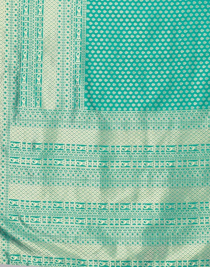 Green Kanjivaram Silk Saree | Leemboodi