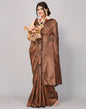 Dark Brown Kanjivaram Silk Saree | Sudathi
