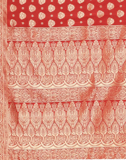 Red Banarasi Silk Saree | Sudathi