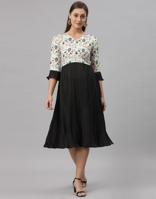 Multicolored Floral Dress | Sudathi