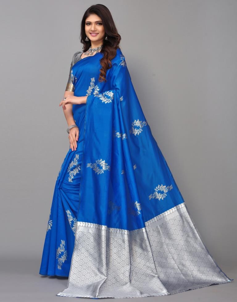 Blue Silk Saree | Sudathi