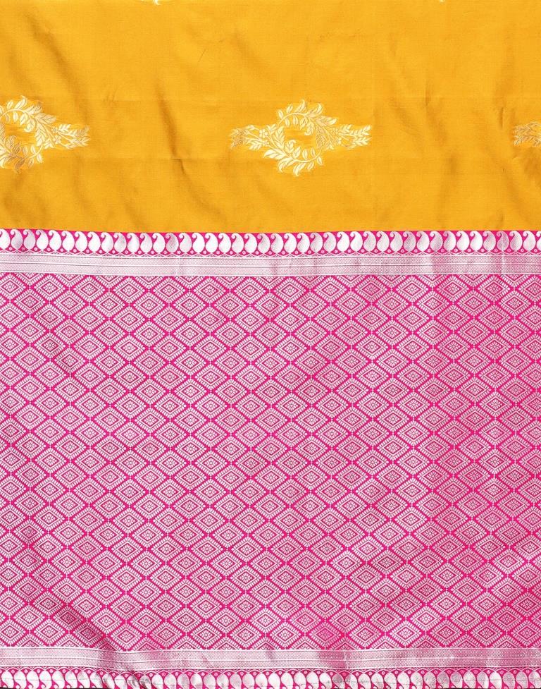 Turmeric Yellow Silk Saree | Sudathi