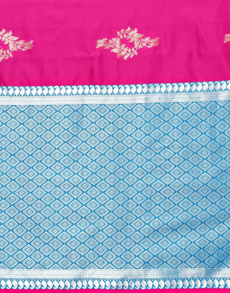 Hot Pink Silk Saree | Sudathi