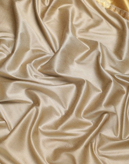 Light Brown Kanjivaram Silk Saree | Sudathi