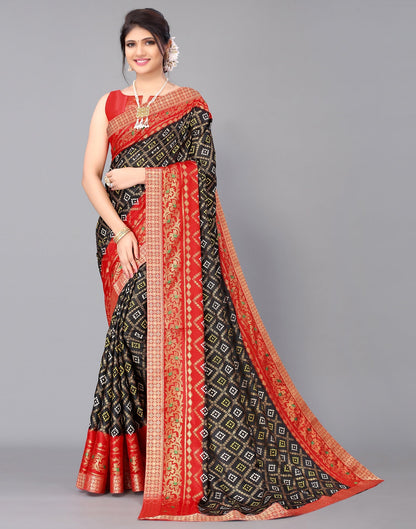 Black Silk Saree | Leemboodi