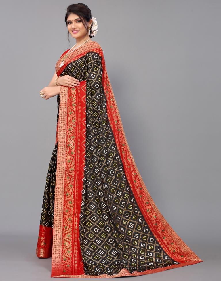 Black Silk Saree | Leemboodi