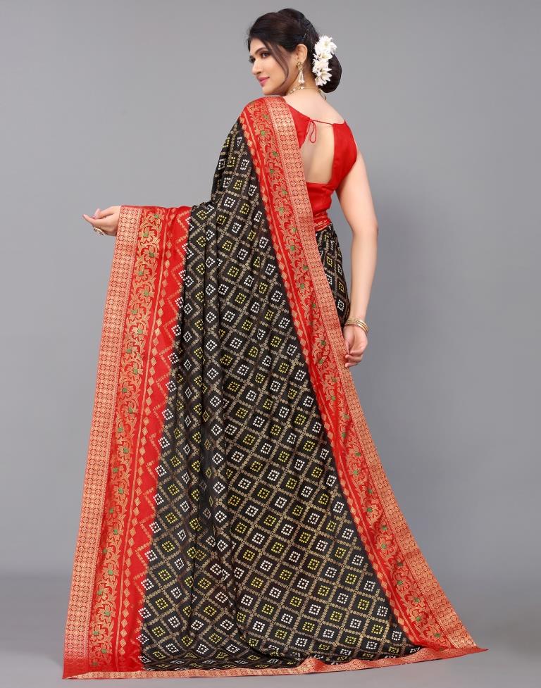 Black Silk Saree | Leemboodi