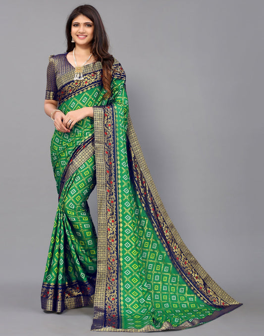 Green Silk Saree | Sudathi