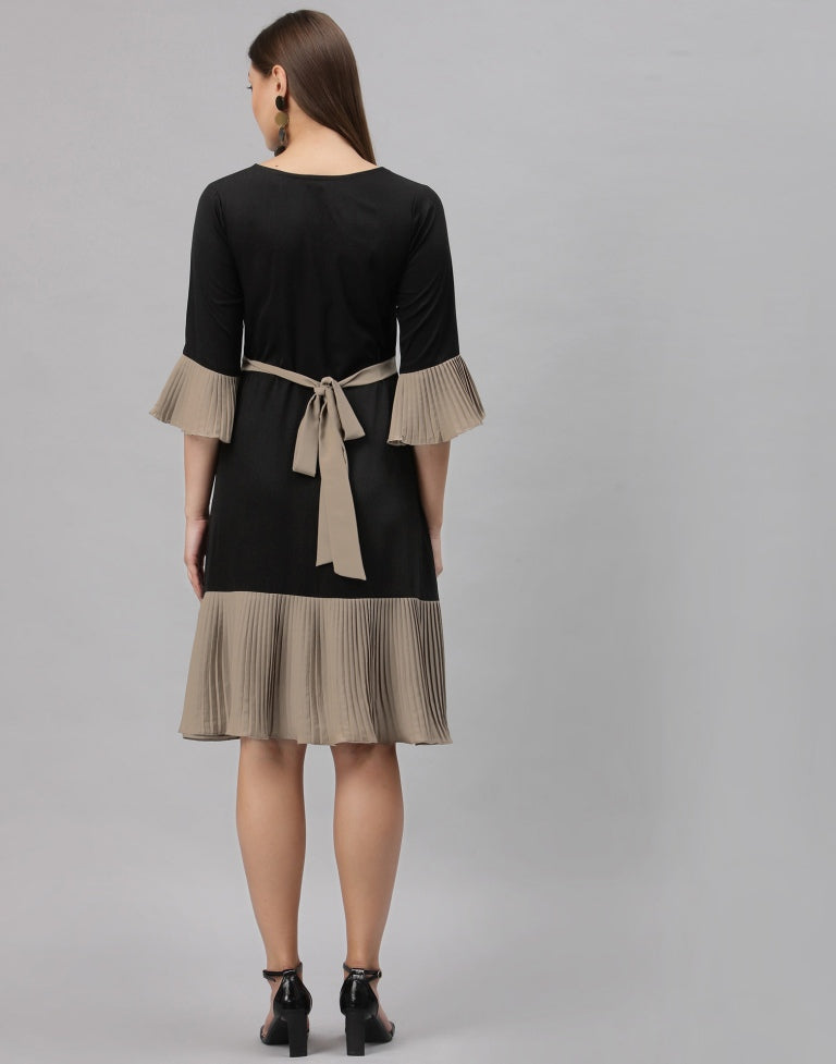 Black Ruffle Dress | Sudathi