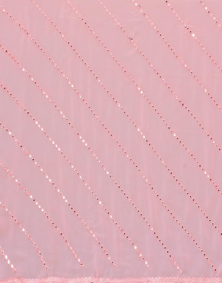 Light Pink Georgette Saree | Leemboodi