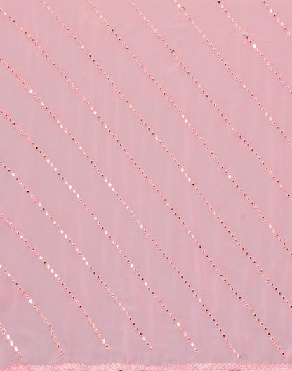 Light Pink Georgette Saree | Leemboodi