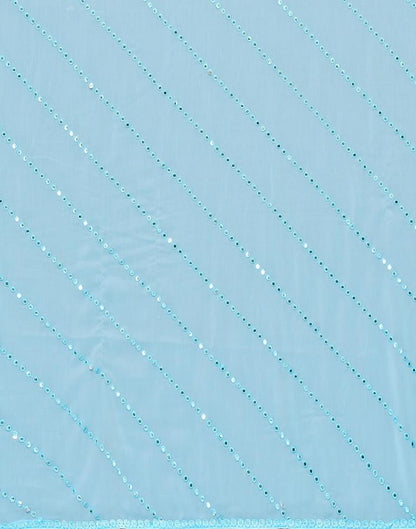 Light Blue Georgette Saree | Leemboodi