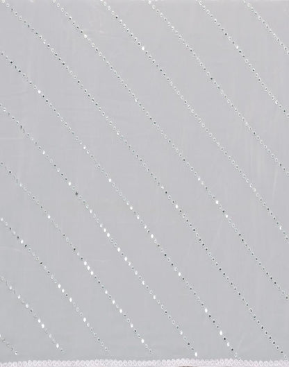 Grey Georgette Saree | Sudathi