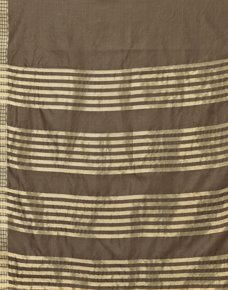 Brown Cotton Saree | Sudathi