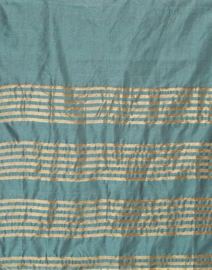 Light Blue Cotton Saree | Leemboodi