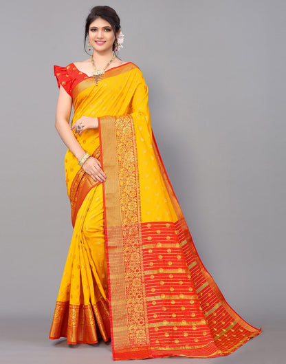 Yellow Silk Saree | Sudathi