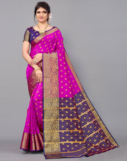 Hot Pink Silk Saree | Leemboodi