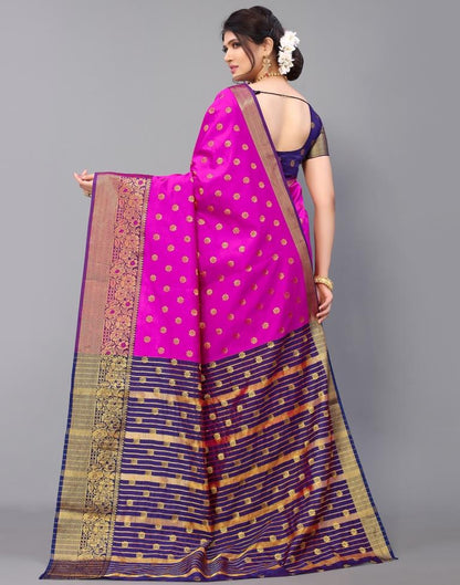 Hot Pink Silk Saree | Leemboodi