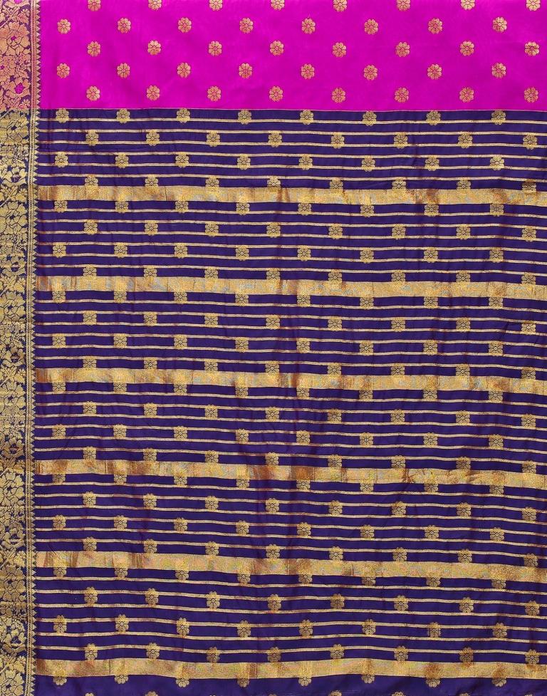 Hot Pink Silk Saree | Leemboodi