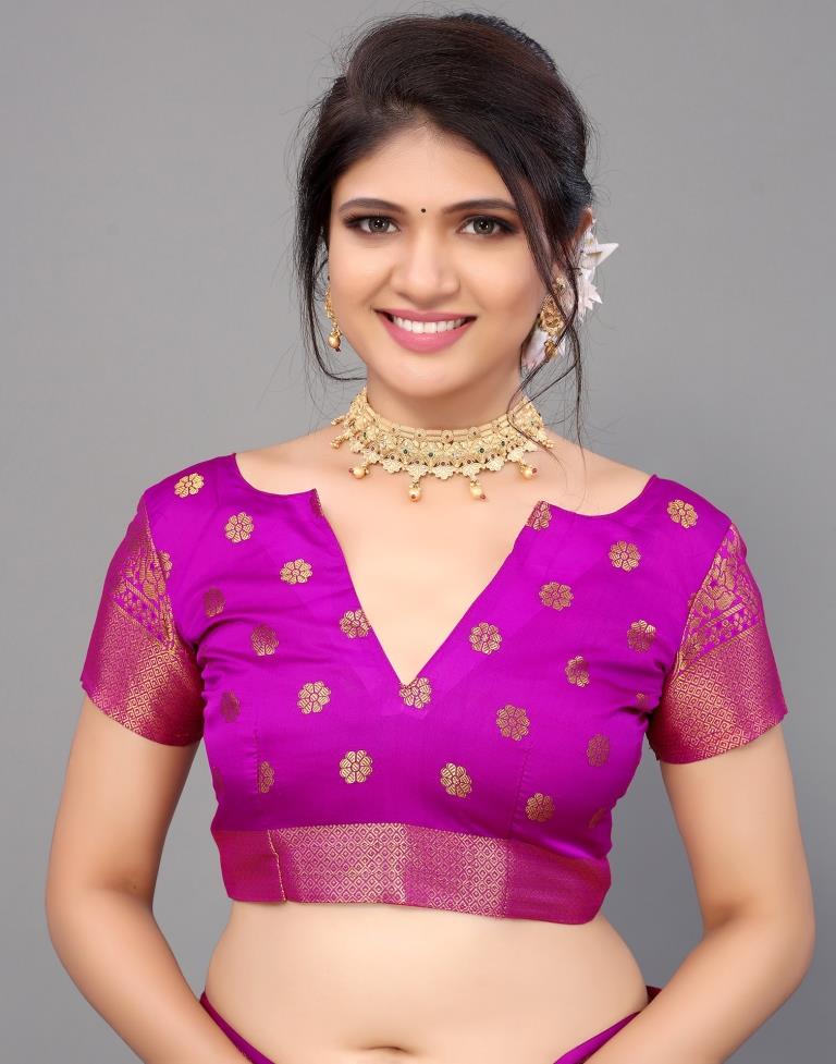 Navy Blue Silk Saree | Leemboodi