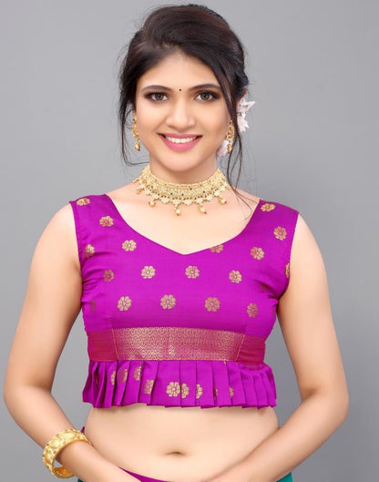 Rama Green Silk Saree | Leemboodi