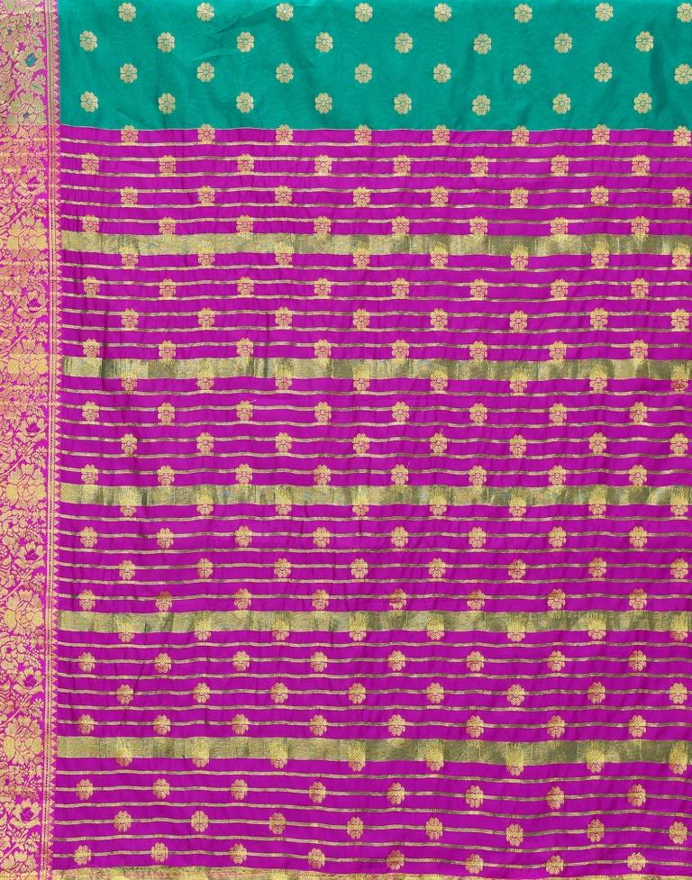 Rama Green Silk Saree | Leemboodi