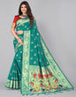 Rama Green Silk Saree | Sudathi