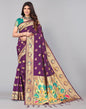 Purple Silk Saree | Leemboodi